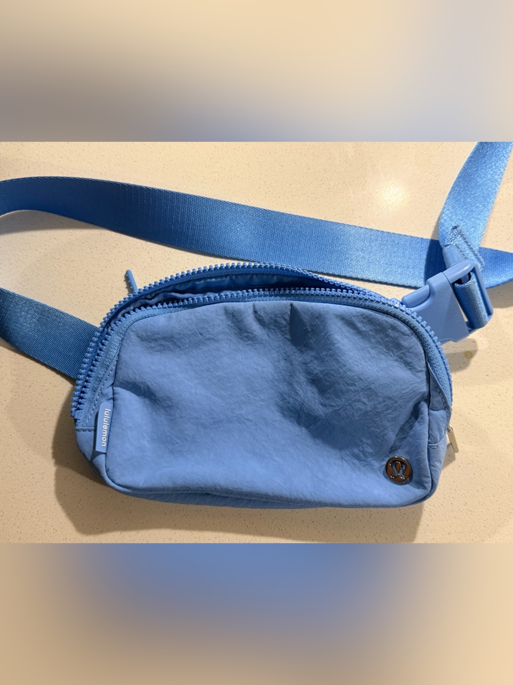 lululemon athletica Light Blue Crossbody Belt Bag